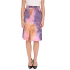ROCKUPY női Szoknya  Tie-Dye minta, Colorful farmer Szoknya, Straight Summer Szoknya, Midi Szoknya  Slit RPW20_040901 917 lila/narancssárga/rózsaszín Méret: XS