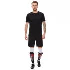 Masita TEXAS Shin Guards  tépőzáras rögzítés és EVA Shock Absorber 7101 fekete/piros/fehér Méret: XL