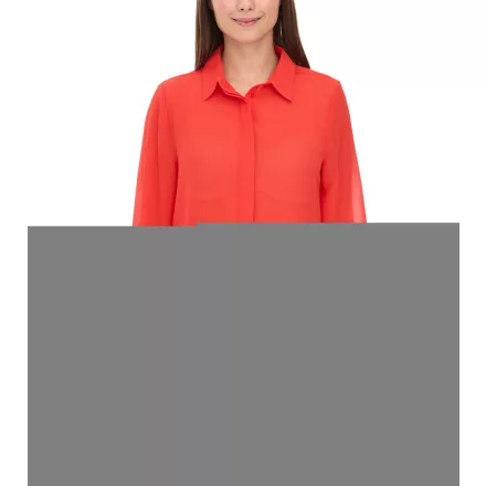 Aniston Női nyári blúz, stílusos sifon blúz, hosszú ujjú ing, 14124228 Piros Méret:40