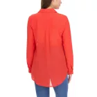 Aniston Női nyári blúz, stílusos sifon blúz, hosszú ujjú ing, 14124228 Piros Méret:44