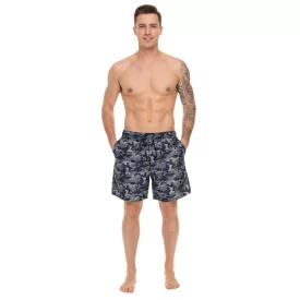  Pierre Cardin férfi Camouflage Swim Sort Rövidnadrág LA203937 kék/Khaki Méret: XXL