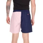 Pierre Cardin férfi Swim Sort Rövidnadrág, stílusos Swim Sort Rövidnadrág, LA205027 Navy/rózsaszín Méret: XL