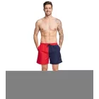 Pierre Cardin férfi Swim Sort Rövidnadrág, trendi Swim Sort Rövidnadrág LA205027 piros/Navy Méret: S