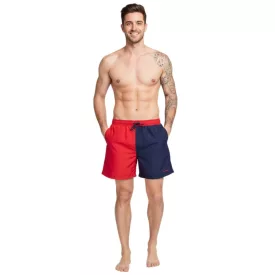   Pierre Cardin férfi Swim Sort Rövidnadrág, trendi Swim Sort Rövidnadrág LA205027 piros/Navy Méret: XL