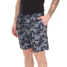 Pierre Cardin férfi Camouflage Swim Sort Rövidnadrág LA203937 kék/Khaki-zöld vagy Khaki/zöld Méret: S