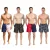Pierre Cardin férfi Camouflage Swim Sort Rövidnadrág LA203937 kék/Khaki-zöld vagy Khaki/zöld Méret: XL