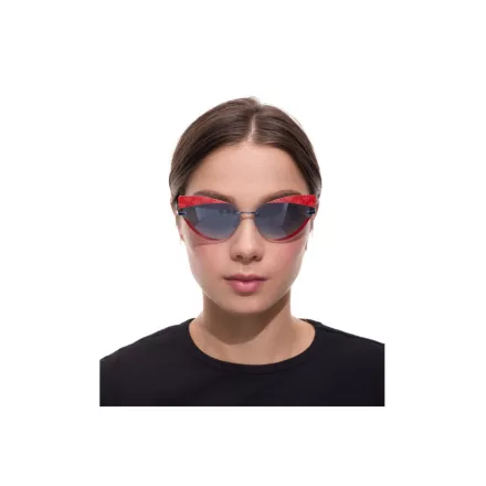 Adidas női napszemüveg  kék lencsék és piros szemüvegszár, UVA & UVB védelem, Leisure szemüvegkeret EW3517 piros Méret: N