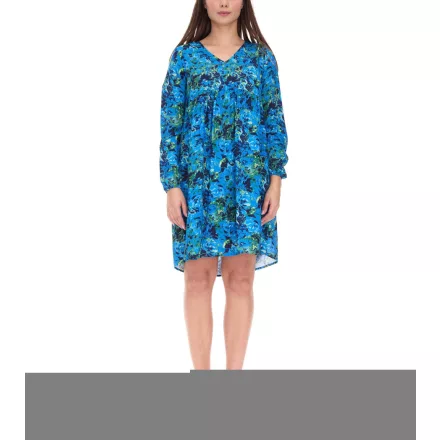Aniston CASUAL Női miniruha, Nyári ruha, Hosszú ujjú ruha, 36726314, Kék/Zöld Méret:38
