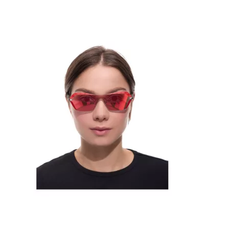 adidas női napszemüveg  piros lencsék és piros szemüvegszár, UVA & UVB védelem, alkalmi szemüvegkeret OR0015 0068U piros Méret: N