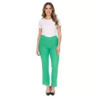 Aniston CASUAL Női Nyári Nadrág, Bootcut Nadrág, Könnyű, Szélesedő Nadrág, Magas Derék, 61443431 Zöld Méret:36