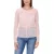 Aniston alkalmi női hosszú-Sleeved Ing, Sheer Everyday Pulóver  V-nyak, Summer Ing 99505354 rózsaszín Méret: 38