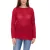 Aniston alkalmi női Chunky kötött Pulóver  pamut tartalom, hosszú-Sleeved Ing 83680609 piros Méret: 38