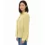 Aniston SELECTED női Summer blúz, hosszú-Sleeved Ing  Kent nyaklánc, Summery alap blúz 13456949 sárga Méret: 44