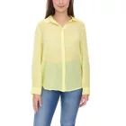 Aniston SELECTED női Summer blúz, hosszú-Sleeved Ing  Kent nyaklánc, Summery alap blúz 13456949 sárga Méret: 44