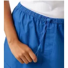 Aniston alkalmi női Cargo Szoknya, Summer Szoknya, Midi-hossz pamut Szoknya  Elastic Waistband, 77100947 kék Méret: 36