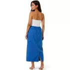 Aniston alkalmi női Cargo Szoknya, Summer Szoknya, Midi-hossz pamut Szoknya  Elastic Waistband, 77100947 kék Méret: 42