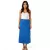 Aniston alkalmi női Cargo Szoknya, Summer Szoknya, Midi-hossz pamut Szoknya  Elastic Waistband, 77100947 kék Méret: 48