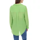 Aniston SELECTED női Summer blúz hosszú-Sleeved Ing  Kent nyaklánc Summer alap blúz 71710315 zöld Méret: 36