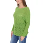 Aniston női hosszú-Sleeved Ing  vissza vágott-Out, Everyday Pulóver, Summer Ing, 48676348 zöld Méret: 40