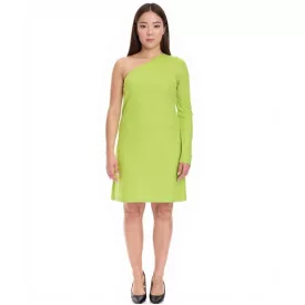   Aniston alkalmi női Summer ruha, trendi egy-válltáska Mini ruha 71366612 zöld Méret: 38
