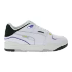PUMA SLIPSTREAM ódi bőr Cipő  a Retro Vibe alkalmi edzőcipő edző cipő  Colorful jelölők fűző-Up Cipő 393266 fehér/lila vagy fehér/zöld Méret: 41