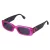 Converse Női és Férfi napszemüveg UV400 védelemmel, S2 fényáteresztéssel, Holiday Glasses SCO228 0ATE Fekete/Rózsaszín Méret:N