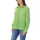 Aniston SELECTED női Summer blúz, hosszú-Sleeved Ing  Kent nyaklánc, Summer alap blúz, sárga vagy zöld Méret: 38
