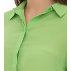 Aniston SELECTED női Summer blúz, hosszú-Sleeved Ing  Kent nyaklánc, Summer alap blúz, sárga vagy zöld Méret: 38