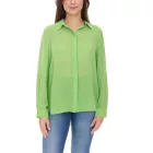 Aniston SELECTED női Summer blúz, hosszú-Sleeved Ing  Kent nyaklánc, Summer alap blúz, sárga vagy zöld Méret: 46