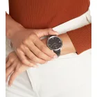Pierre Cardin férfi analóg Quartz óra karóra  bőr szíj 3ATM 40mm fekete vagy kék Méret: N