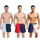 Pierre Cardin férfi Swim Sort Rövidnadrág, trendi Swim Sort Rövidnadrág LA205027 piros/Navy, Navy/rózsaszín, vagy kék Méret: XL