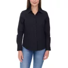 ELEVATE Hamell hosszú-Sleeved Ing, Simple női Poplin blúz, 3816999 fekete Méret: XS