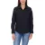 ELEVATE Hamell hosszú-Sleeved Ing, Simple női Poplin blúz, 3816999 fekete Méret: XS