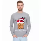 férfi kötött Pulóver Ugly karácsony Pulóver  karácsony minta karácsony Pulóver alkalmi Pulóver 979440 szürke Méret: 44_46