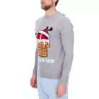férfi kötött Pulóver Ugly karácsony Pulóver  karácsony minta karácsony Pulóver alkalmi Pulóver 979440 szürke Méret: 48_50