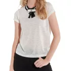 vestino női póló, nadrág-Sleeved Ing  Bow, Summer Ing 900659 fehér Méret: XS