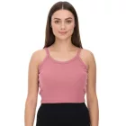 YOU DO YOU női crop Top ribbed fitness Top pamut Ing tank Top yoga melltartó 905101 old rózsaszín Méret: XS