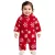 Toddler overáll, garbó Öltöny  kapucni, hópehely Design  Zipper, Baby Öltöny 954927 piros/fehér Méret: 56_62