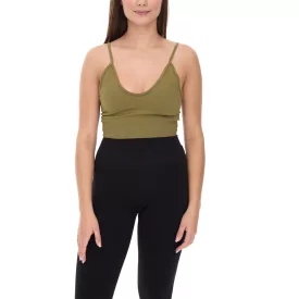   YOU DO YOU női sport melltartó sport Bustier Seamless sport Top Yoga melltartó 904951 Khaki Méret: XS