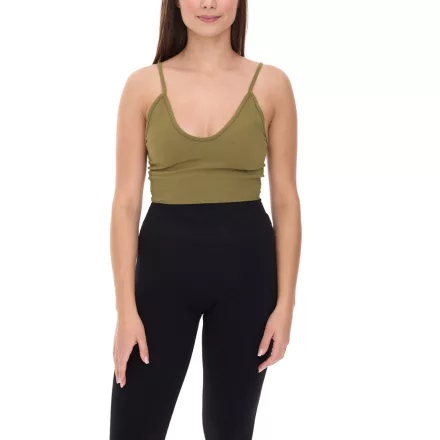 YOU DO YOU női sport melltartó sport Bustier Seamless sport Top Yoga melltartó 904951 Khaki Méret: XS