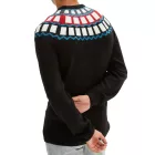 férfi kötött Pulóver  geometriai minta, alkalmi Pulóver in fekete vagy kék Méret: 56_58