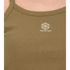 YOU DO YOU női crop Top ribbed fitness Top pamut Ing tank Top yoga divat 905101 khaki Méret: S