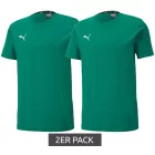 2 db-os PUMA TeamGoal 23 fiú és lány pamut sportpóló logóval (656709) zöld, fekete, szürke, sárga, piros vagy fehér színben Méret:128