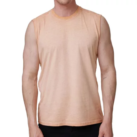 férfi Tank Top, nadrág-Sleeved Ing, Simple Summer Top, pamut Ing R-15286, világos narancssárga, fehér, Khaki, vagy szürke Méret: XXL