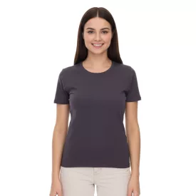   ELEVATE Heros női póló, Plain pamut Ing, 150 g/m², alap Ing, Undershirt, 3802989 sötét szürke Méret: XS