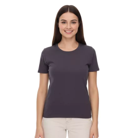 ELEVATE Heros női póló, Plain pamut Ing, 150 g/m², alap Ing, Undershirt, 3802989 sötét szürke Méret: XS