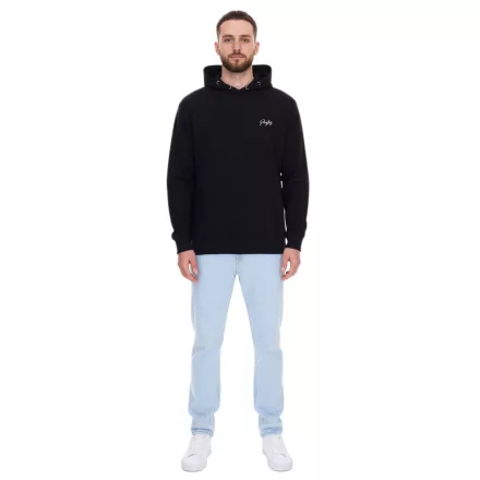 PLAYBOY férfi pamut pulóver hosszú-Sleeved pulóver pe09984455 fekete Méret: XL