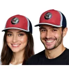 ALFA ROMEO Baseball sapka nőknek vagy férfi  Logo elülső oldalán, pamut sapka AFRCPF52, sötét kék/piros/fehér Méret: N