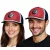 ALFA ROMEO Baseball sapka nőknek vagy férfi  Logo elülső oldalán, pamut sapka AFRCPF52, sötét kék/piros/fehér Méret: N