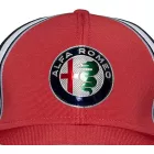 ALFA ROMEO Baseball sapka nőknek vagy férfi  Logo elülső oldalán, pamut sapka AFRCPF52, sötét kék/piros/fehér Méret: N